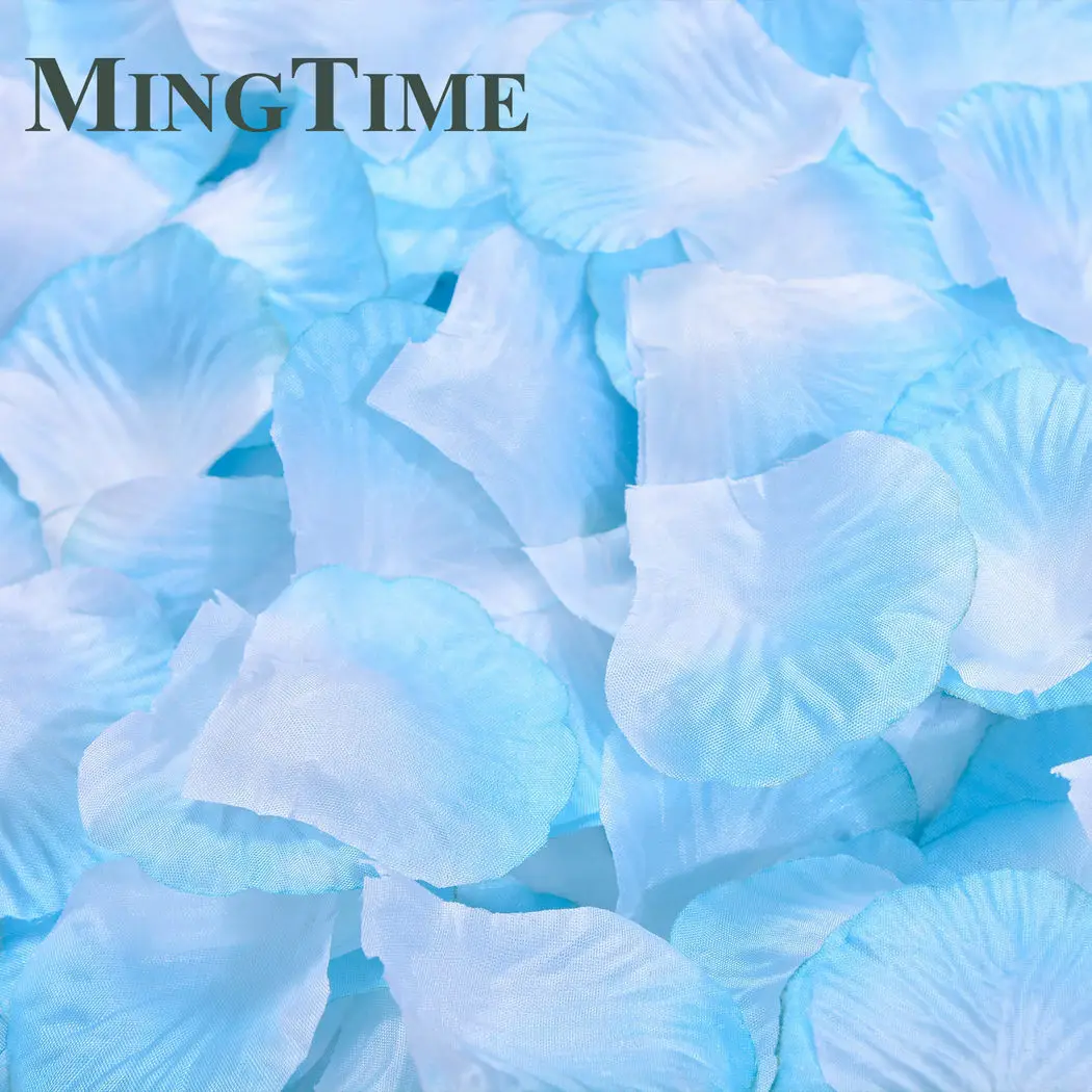 100pcs Colorful Silk Rose Petals - Romantic Table Confetti