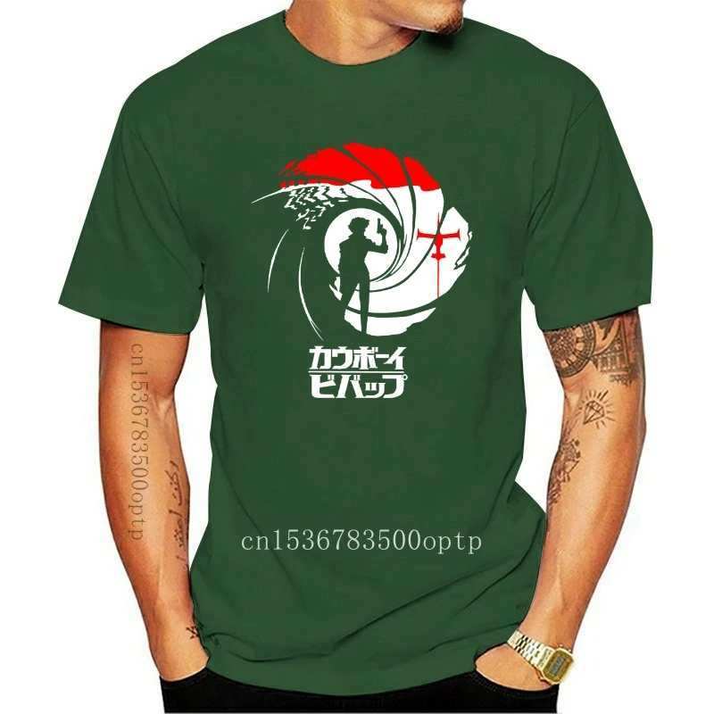 Cowboy Bebop Spike Spiegel T-Shirt Anime Tee All Sizes Unisex Loose Fit Shirt |