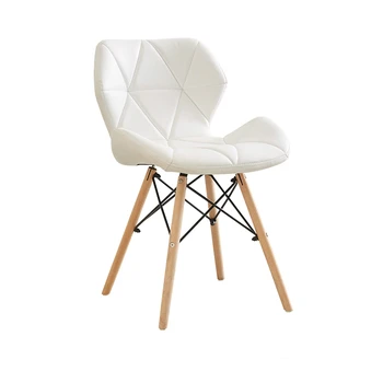 

Ins Chair Creative Computer Modern Minimalist Study Home Makeup Stool Back Nordic Ims Dining