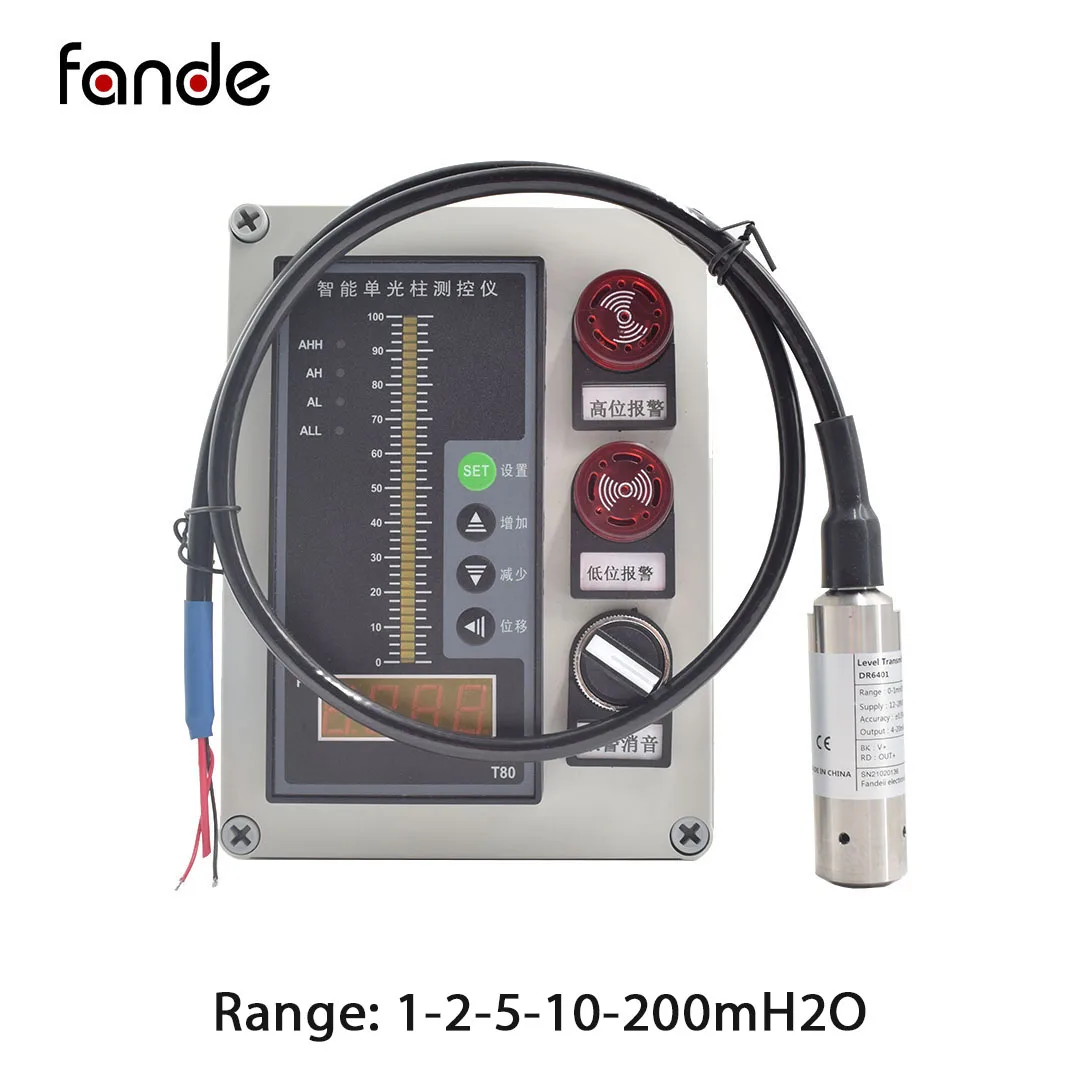 Контроллер уровня жидкости AC220 в щуп для резервуара воды оптический дисплей из