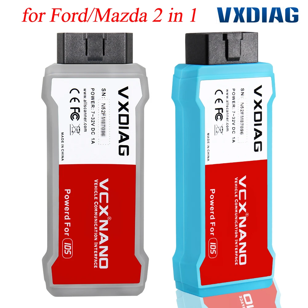 VXDIAG VCX NANO для Ford диагностический инструмент Mazda IDS WIFI OBD2 2 в 1 сканер OBDII