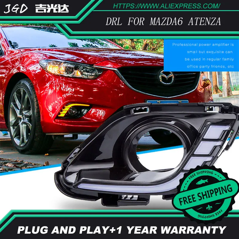 Бесплатная доставка! Дневные ходовые огни для Mazda 6 Mazda6 6000 2016 12 В 2017 к | Автомобили и
