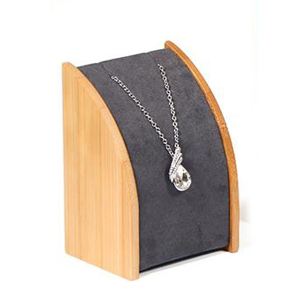  Wooden Jewel Display Stand Bust Organizer Hanger Storage Display Home Jewelry Store Supplies