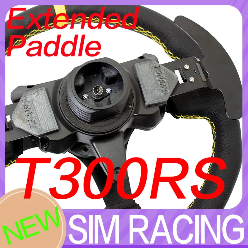

THRUSRMASTER T300RS WHEEL Extended Paddle Shifters adapter sim racing Steering Wheel Adapter