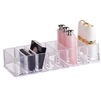

Acrylic 8 Grids Exquisite Design Beauty Eye Shadow Organizer Clear Acrylic Blush Makeup Organizer Cute Palette Organizer Box