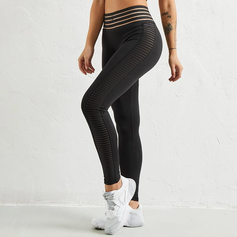 Leopard Workout Mesh Leggings