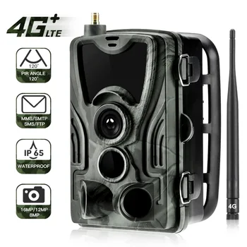 

4G MMS 16MP Trail Hunting Camera HC 801LTE Wildlife Surveillance Camera Photos and Video 0.3S Trigger IR Infrared Camera Traps