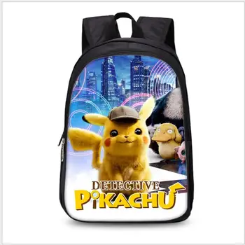 

Anime Pokemon Backpack Boys Girls School Bags Children Pikachu Backpack For Teenagers Kids Gift Backpacks Schoolbags Mochilas