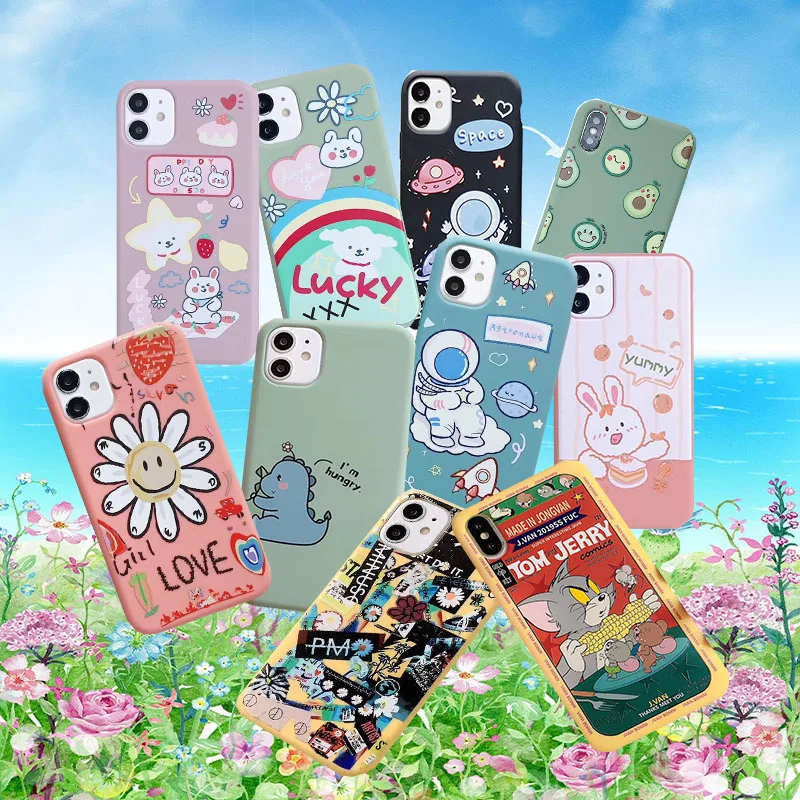 Силиконовые мягкие чехлы для Iphone 11 Pro Max чехол мобильного телефона 6 6s роскошный 7