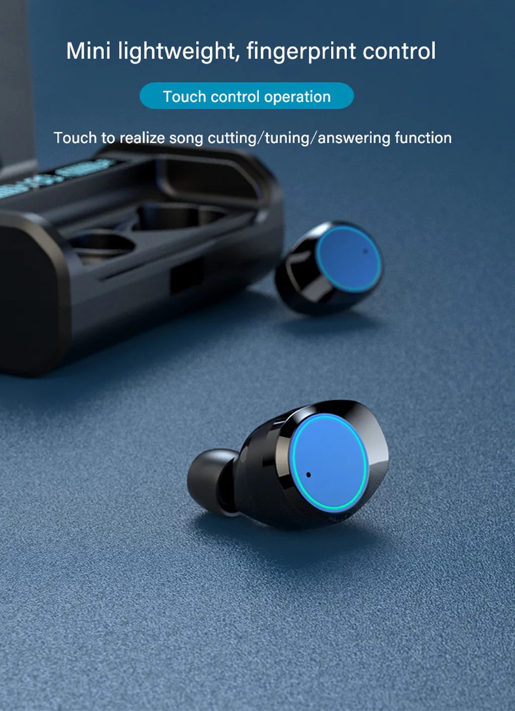 G06 True HIFI беспроводная гарнитура Blueteeth 5,0, спортивные наушники с двойными ушками, стерео беспроводные наушники Blutooth, спортивные наушники