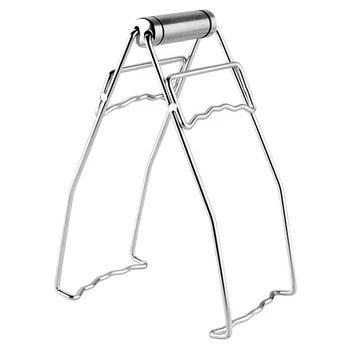 

Stainless Steel Dish Plate Clip,Kitchen Folding Hot Plate Tongs Bowl Clips,Pan Dish Clip Gripper Bowls Clamp Holder Tong