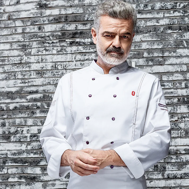 

Cook Coat Shirt Summer Men Women Unisex Double Breasted High Quality Cool Breathable Bakery Dessert Brand Name Material Gender