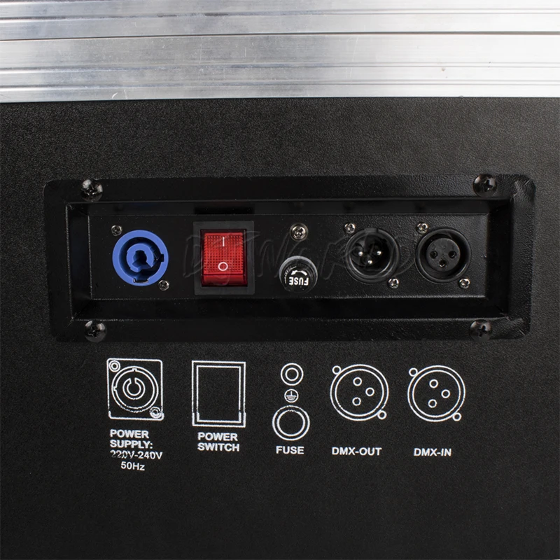 Djworld 2000 Вт машина для водяного тумана с Flightcase DMX512 оборудование для создания сценических эффектов атмосферу для Dj диско Шоу Dj оборудование