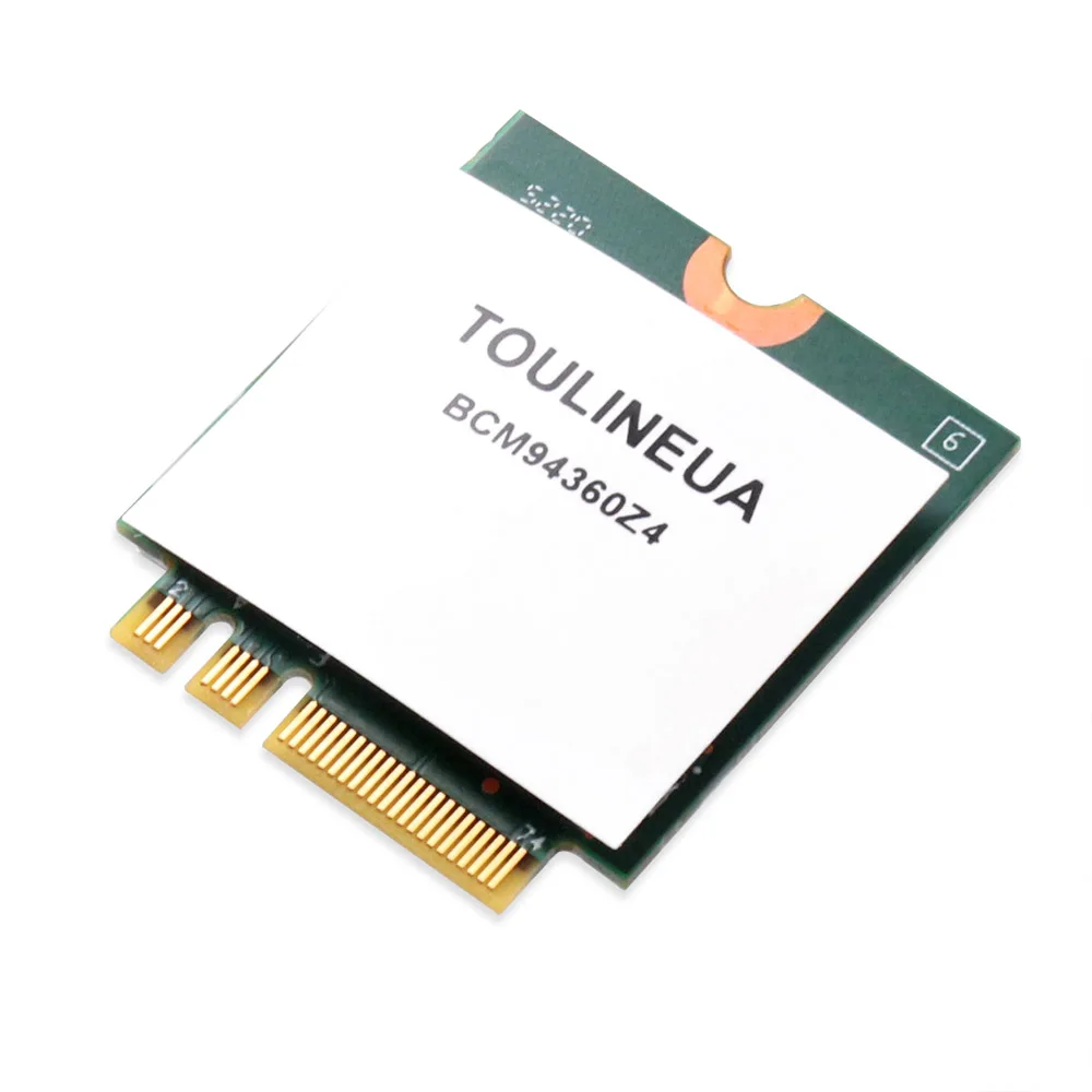 Wlan + Bluetooth Cartão para Macos Broadcom g n ac 4.0 m. 2 Ngff Banda Dupla Dw1830 Bcm94360z4 1300mbps 802.11a - 5 banda dupla cartão para macos dw1830