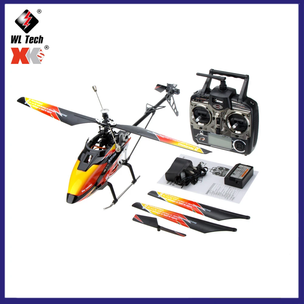 

WLtoys V913 Upgrade 2.4GHz 4Ch RC Helicopter Brushless Motor Helicopter Toy RTF 70cm Built-in Gyro Super Stable Flight for Kids