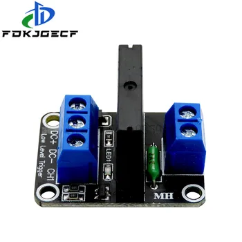 

Low Level 5V 1 Channel Solid State Relay Module SSR G3MB-202P 240V 2A Output with Resistive Fuse For Arduino 1 Way