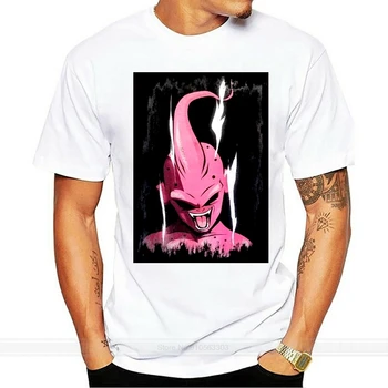 

MAJIN BUU MAX STAGE BLACK T-SHIRT Dragon Z Ball SUPER TEE GOKU VEGETA SHIRT male brand teeshirt men summer cotton t shirt