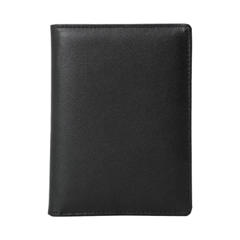 

Unisex Blocking Space Saving Passport Holder Lightweight PU Leather ID Card Business Travel Wallet Multiple Slots Gift Organizer