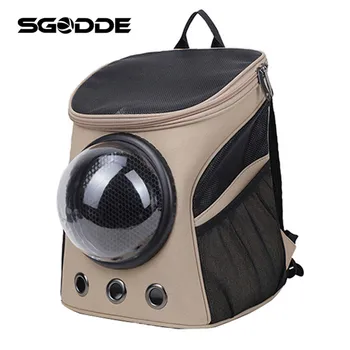 

SGODDE Outdoor Pet Backpack Breathable Dog Cat Bag Travel Kennel High-quality Pet Carrier Rucksack Handbag For Small Cat Animals