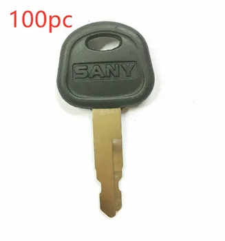 

100pc Ignition Keys For Sany Excavator Bulldozer Loader Heavy Equipment key