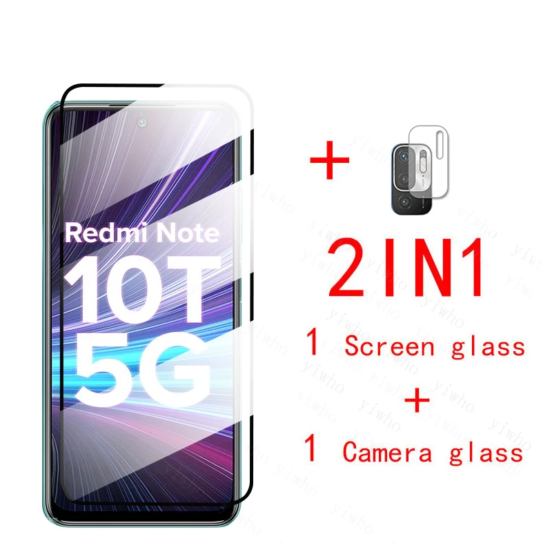 Redme Note10 Có Kính Cường Lực Dành Cho Xiaomi Redmi Note 10T 5G 10 Pro 10pro 10S Tấm Bảo Vệ Màn Hình redmy Note10t Kính Phim glass cover mobile Screen Protectors