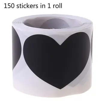 

150pcs/roll Blank Chalkboard Blackboard Labels Removable Sticker for Kitchen Canning