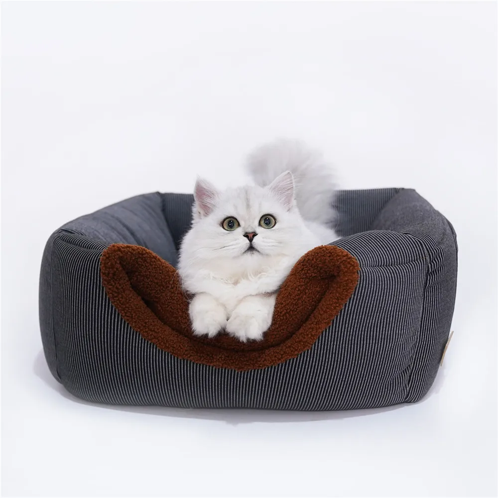

Warm Magic Cube Cat House Pet Cushion Bed For Small Medium Large Cats Advanced Dual-use Design Cat Dog Kennel Puppy Mat Pet Bed