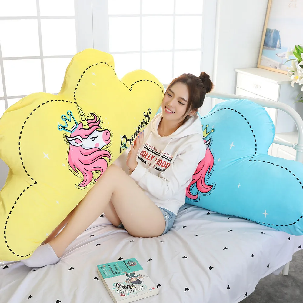 

Manufacturers Direct Selling INS Hot Selling Cloud Backrest Deconstructable Healing Unicorn Cushion Graphic Customization Logo