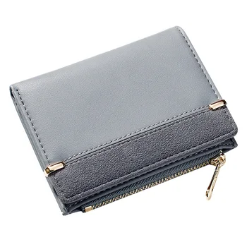 

Women Wallets Purse Short Design PU Leather Zipper For Money Coins Credit Cards Women's Small Wallet Monederos Mujer Monedas