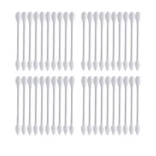 200 шт ватные палочки с двойной головкой, женские ватные палочки для макияжа, наконечник для медицинских деревянных палочек, чистка ушей в носу, инструмент для ухода за здоровьем