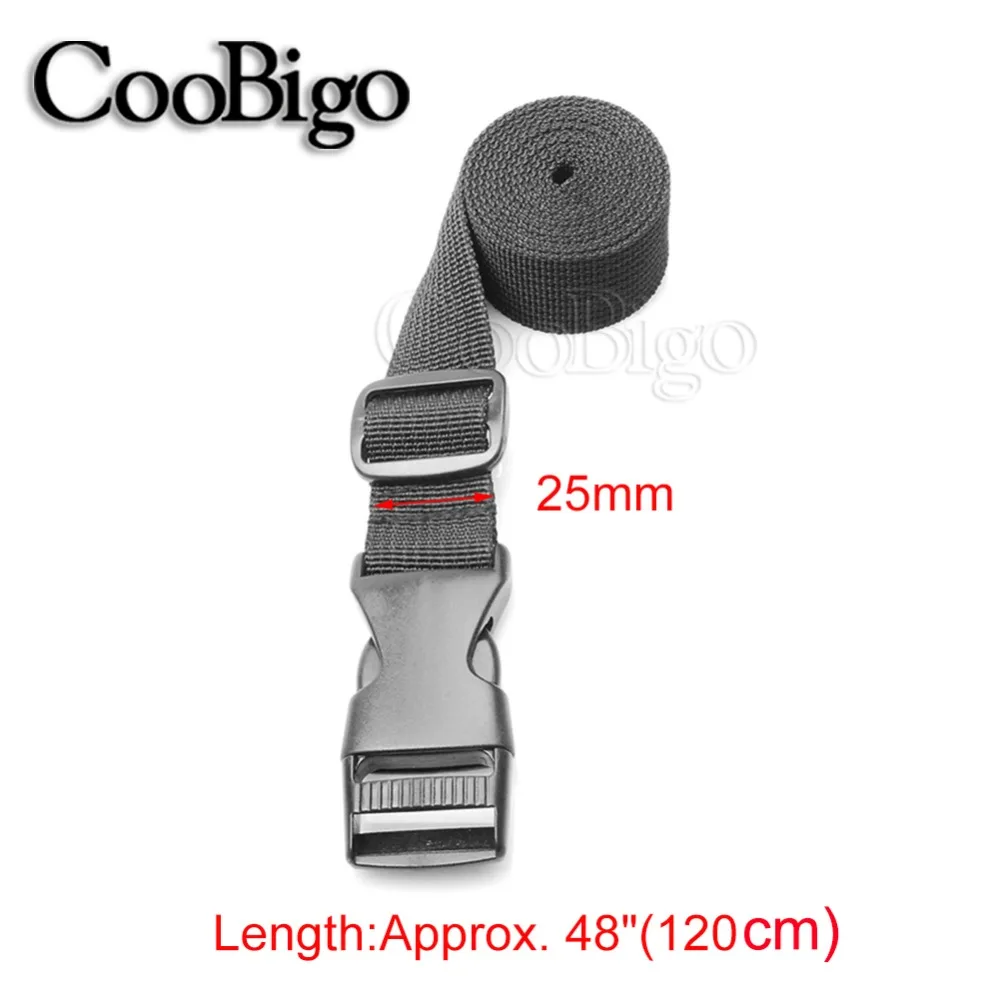 2pcs 120CM Side Release Buckle Tighten Strap Wild Stag Outdoors