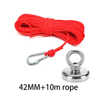 

Powerful Magnetic Salvage Pot Magnet Sea Treasure Hunting fishing magnet super magnet Neodymium magnet with Ring+10M Rope