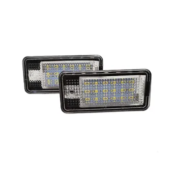 

License Plate Light For Audi A3 S3 A4 S4 B6 B7 A6 C6 S6 A8 S8 RS4 RS6 Q7