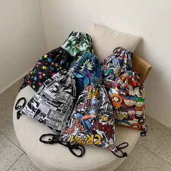 安い ファッションポータブル巾着バッグ女の子靴バッグ女性綿トラベルポーチ収納服ハンドバッグ高品質化粧バッグ # Qw
