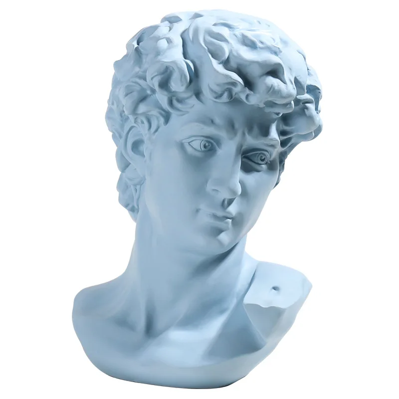 David Head Portraits Bust Venus Mini Gypsum Statue European imitated plaster resin Michelangelo Sculpture Home Decoration David Head Portraits Bust Venus Mini Gypsum Statue European imitated plaster resin Michelangelo Sculpture Home Decoration