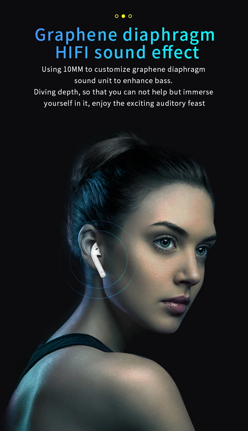 TWS беспроводная bluetooth гарнитура 5 0 спортивная Гарнитура Автоматическое