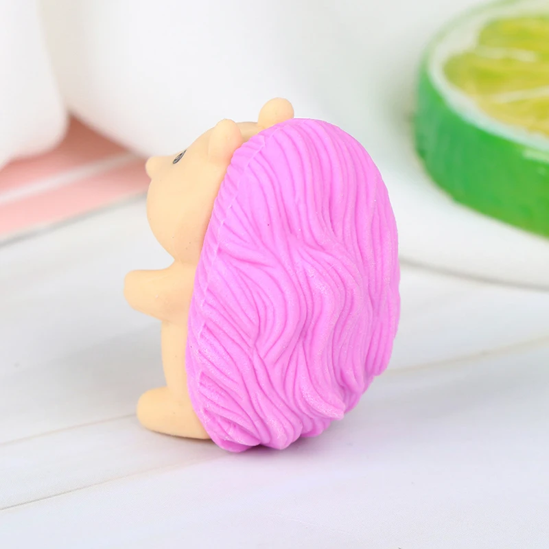 1 шт. Мини Красочный резиновый ластик для Ёжика моделирование kawaii Канцтовары