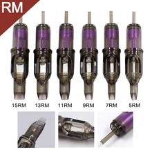 Biomaser картридж иглы татуировки Одноразовые Макияж мануального татуажа бровей, картриджи брови татуировки ручка машина питания 5/7/9/11/13/15 RM