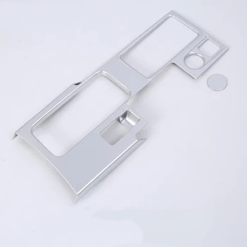 

For Mitsubishi Eclipse Cross 2018 1PC Silver ABS Chrome Car Gear Shift Knob Sticker Panel Cover Trims Car Styling Accessories