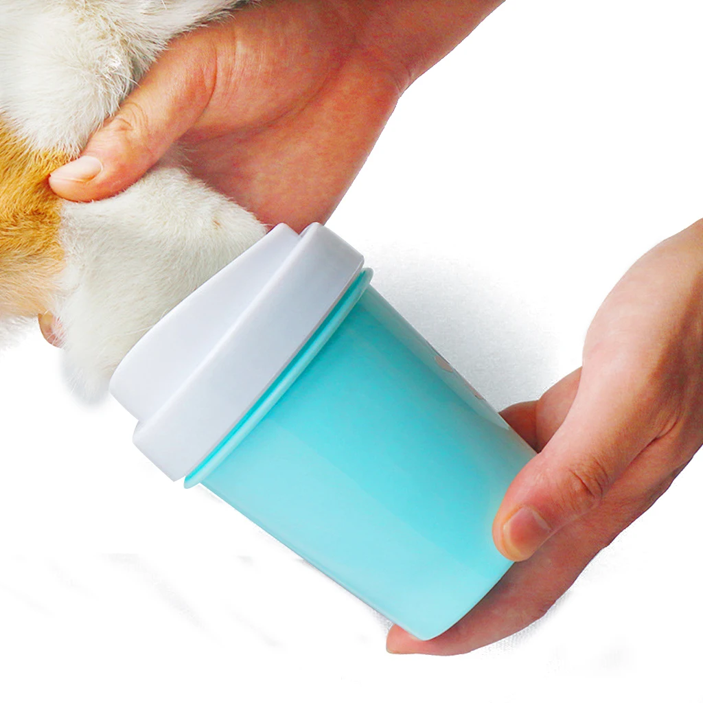

Dog Paw Cleaner Cup For Small Large Dogs Pet Feet Washer Portable Pet Cat Dirty Paw Cleaning Cup Soft Silicone Foot Wash Tool
