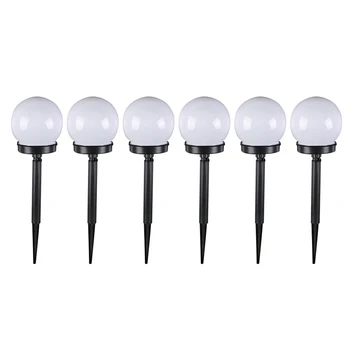 

BMBY-6 Pcs/Lot Solar LED Light Bulb Waterproof Lawn Garden Light Solar Powered Landscape Lamp for Outdoor Camping Garden Night L