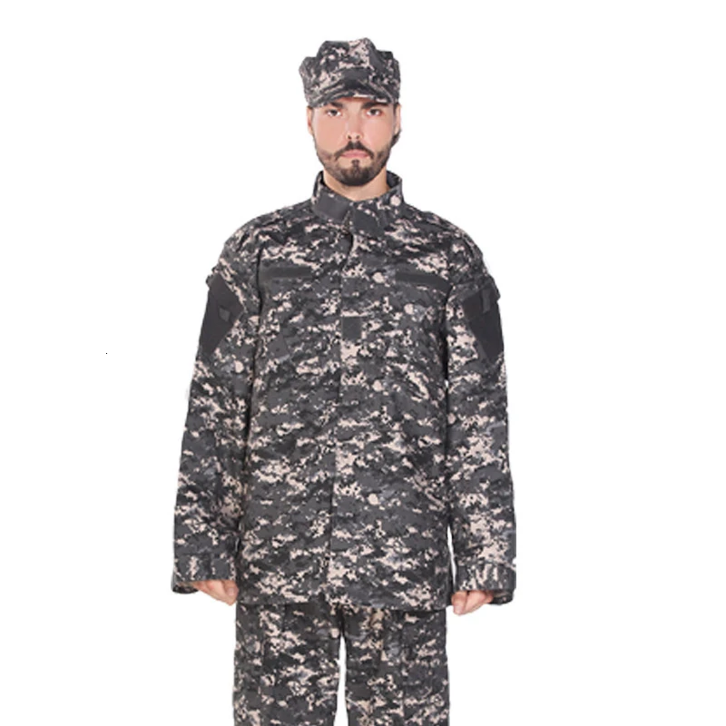 Военная Тактическая Мужская камуфляжная одежда комплект для детей Боевая Охота Jaskets брюки для мальчиков детские армейские костюмы Militar армейская форма - Цвет: 8
