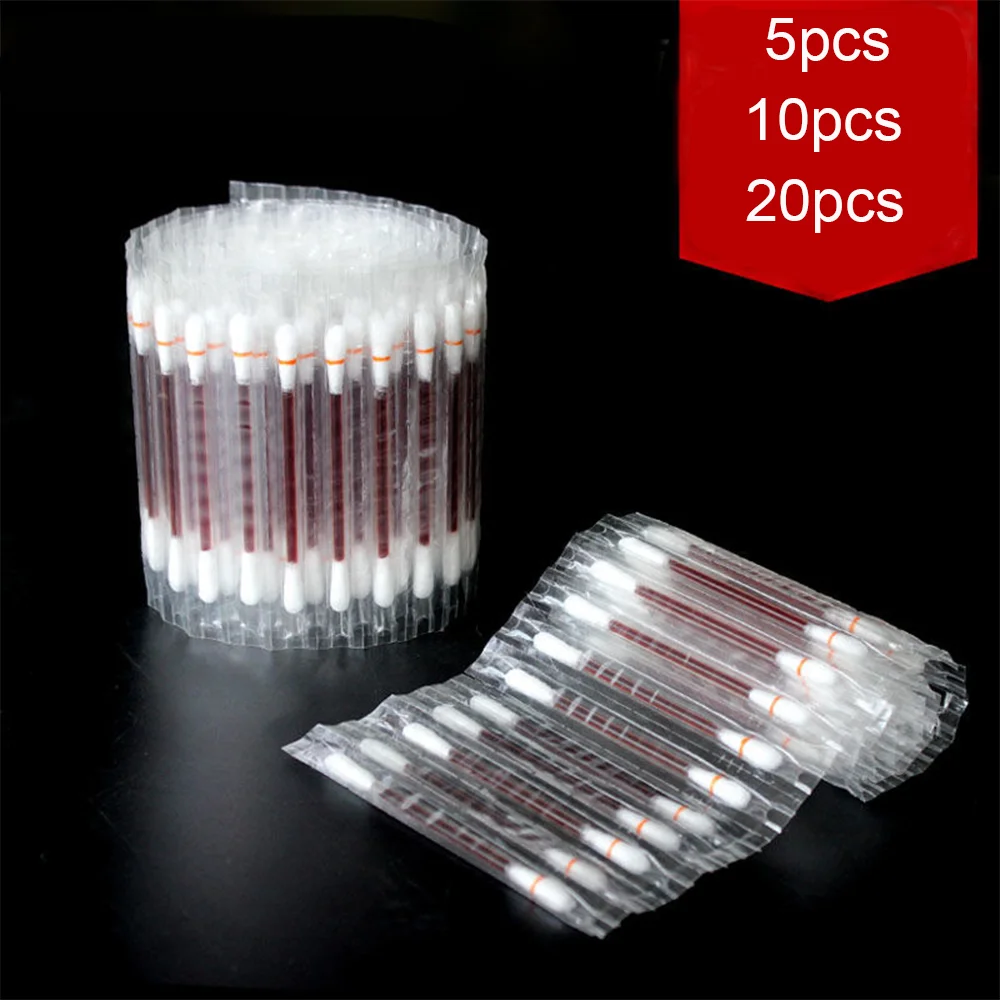 

5/20/50 PCS Disinfect Cotton Swab Buds Iodine Inside For Travel Outdoor Sport Emergency Medical Multifunction Disinfected Stick