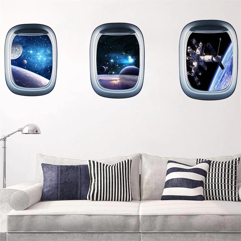 3D Space Galaxy Universe Wall sticker