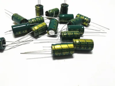10 шт. 470/1000 мкФ алюминиевая крышка 25В/35V Высокая частота ЖК дисплей материнская