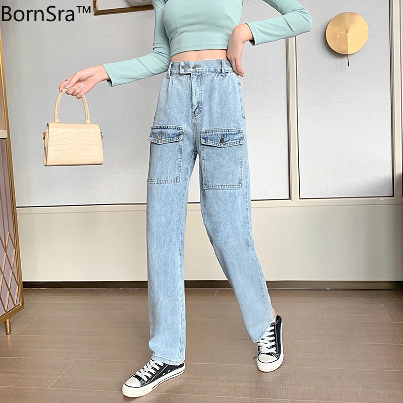 ladies denim jeans with elastic waist