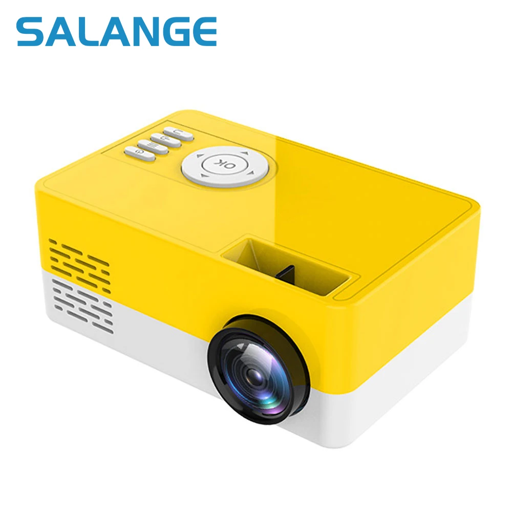 Salange J15 мини проектор светодиодный видео Поддержка 1080P дисплей домашний