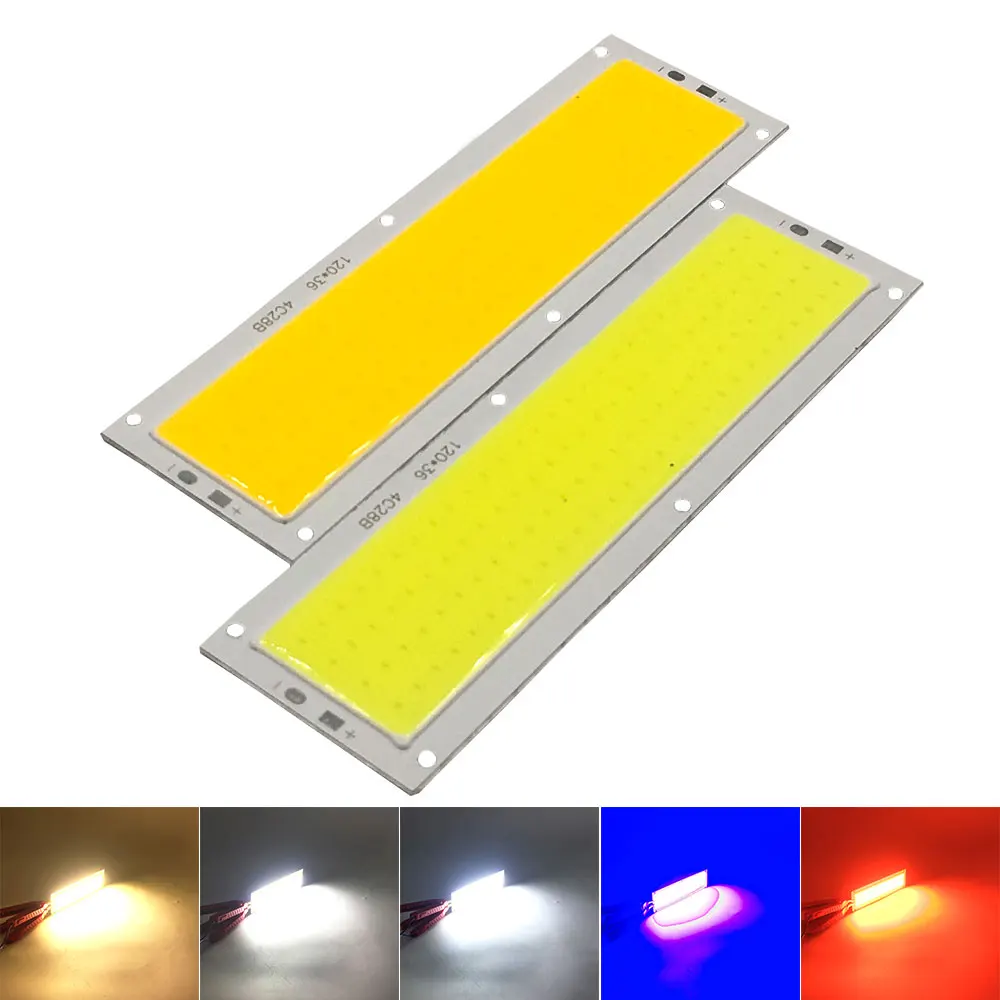 Dropshipping 12V 24 V LED Licht Chip COB Panel LED Lampe DIY Auto