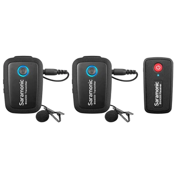 

Saramonic Blink500-B2 2.4GHz 2-Channel Professional Wireless Lavalier Microphone System Transmitter Receiver for SLR Camera Smar