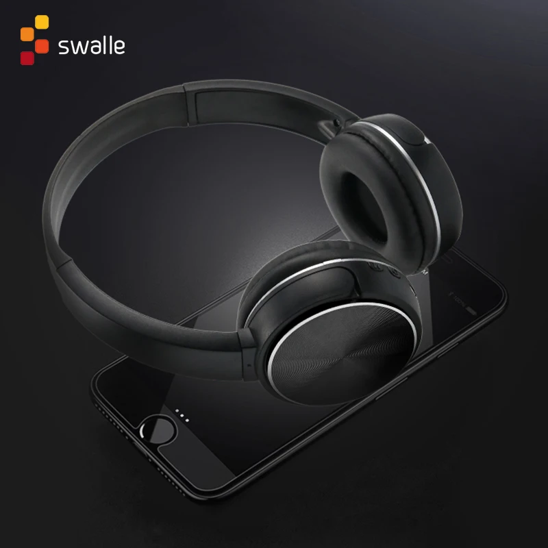 New arrival Headphones Bluetooth Earphone Leisure business Wireless Headphone Over Ear Headset 5 0 Head Set Phones with Mic